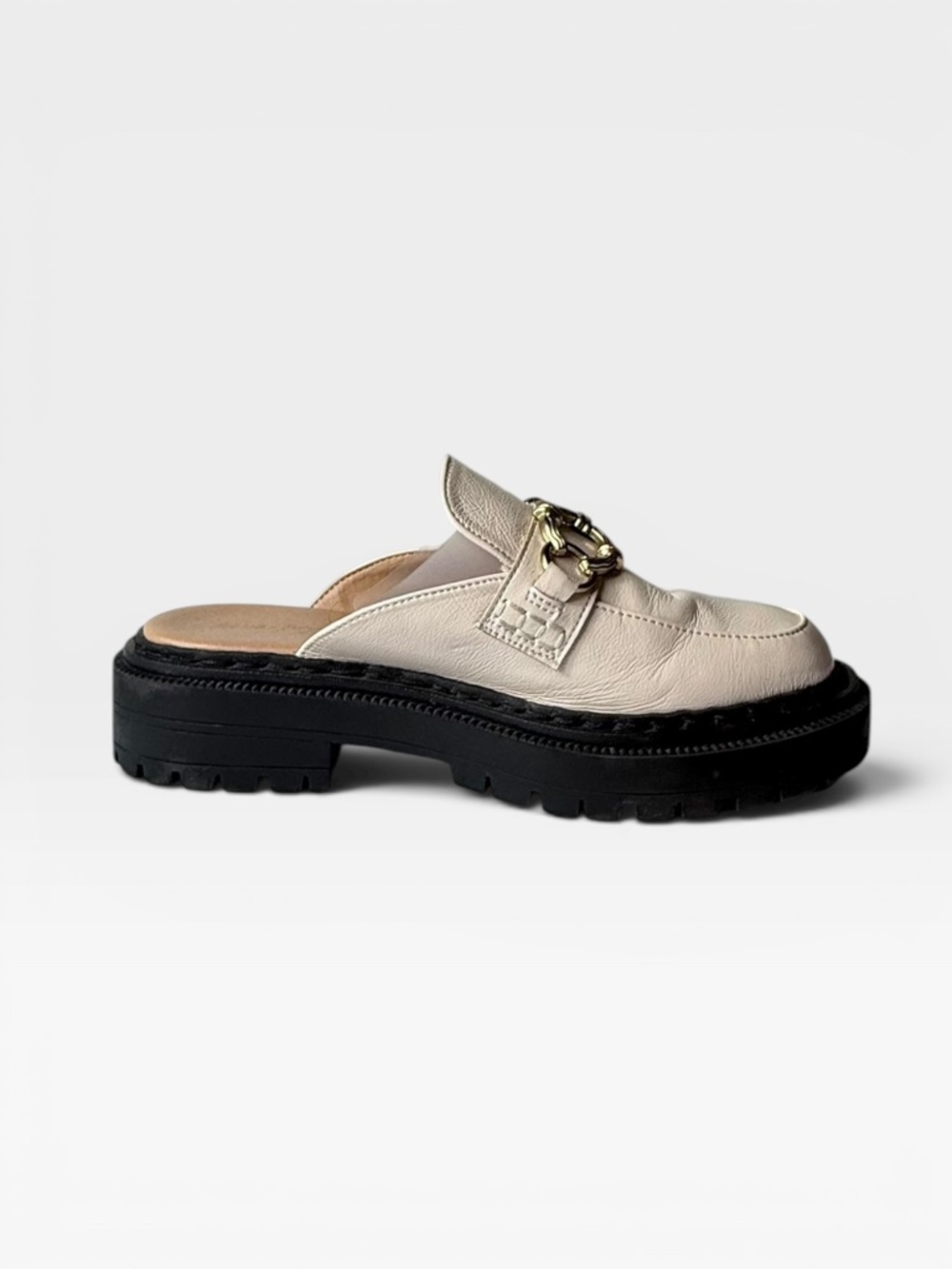 Circus by Sam Edelman Evangeline Lug Sole Mules in Vanilla Size 7 - Picture 4 of 10